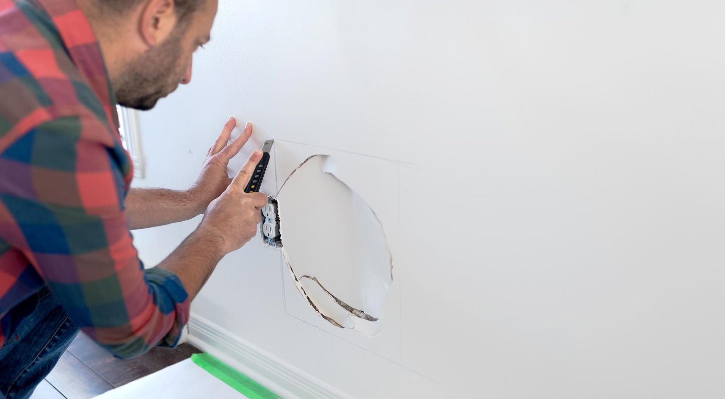 Drywall Repair: How to Fix All Kinds of Holes and Dents Those A&&hole Kids Made